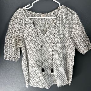 A New Day Aztec Bohemian Top